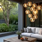 modern outdoor chandelier