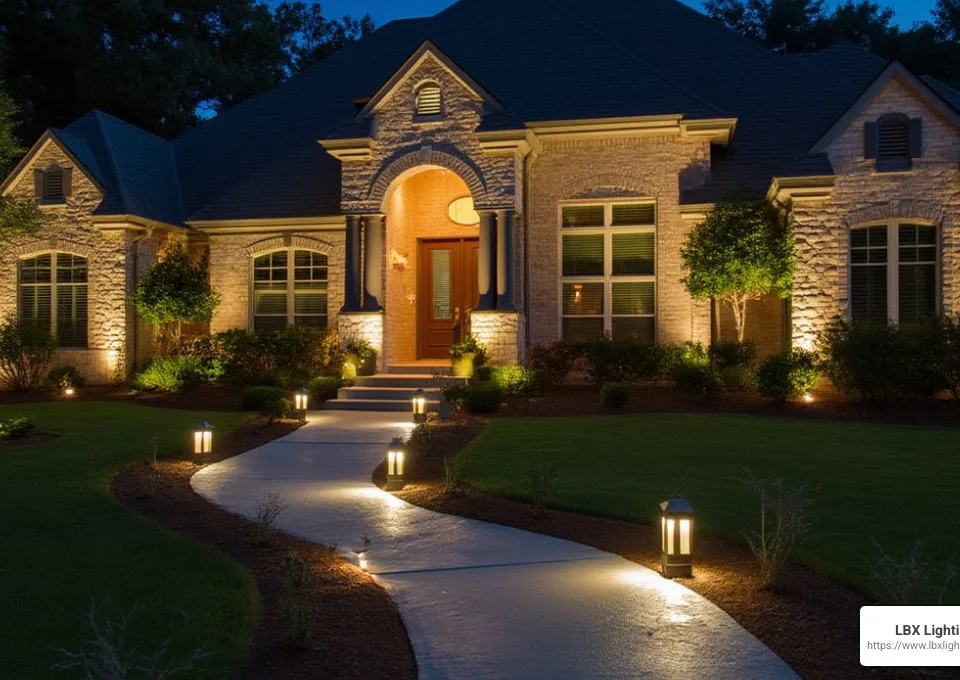 Outdoor lighting Houston Texas