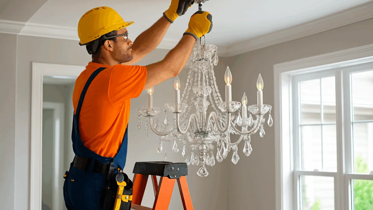 crystal chandelier installation guide