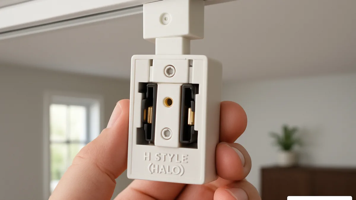 h style track lighting connector