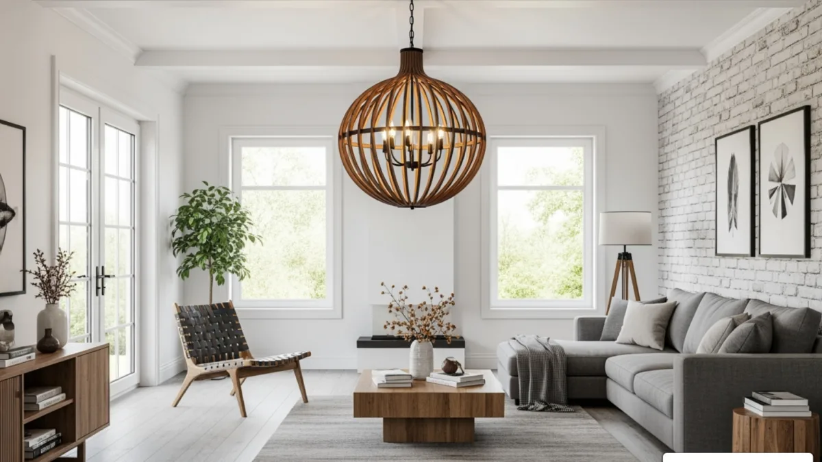 Brighten Up Your Barn (or Living Room) with Modern Farmhouse Fixtures 6 modern farmhouse living room light fixture