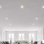 Flush mount recessed lighting